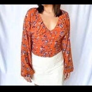 Free People Final Rose Top